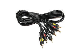 Шнур 3RCA-3RCA 1.5 м высок. кач.