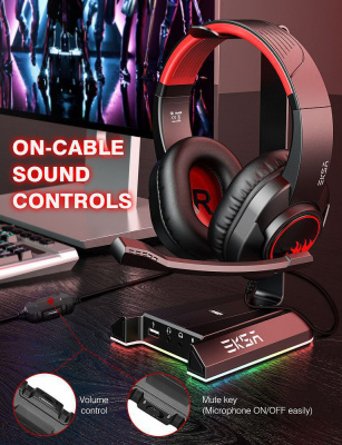Игровая гарнитура T8 Red ( EKSA)